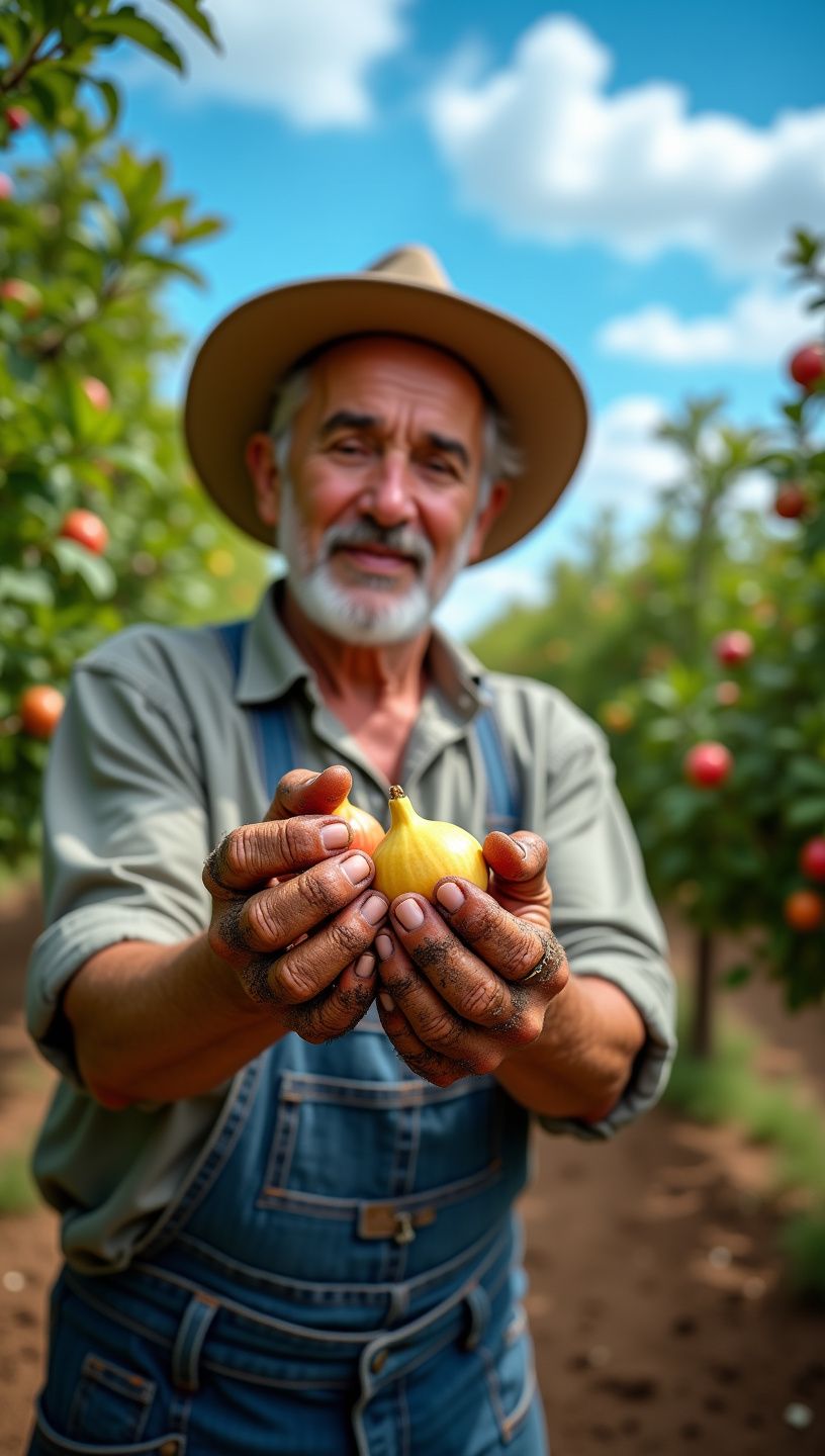 Δέντρο ροδιού με ώριμα φρούτα σε ηλιόλουστη περιοχή.